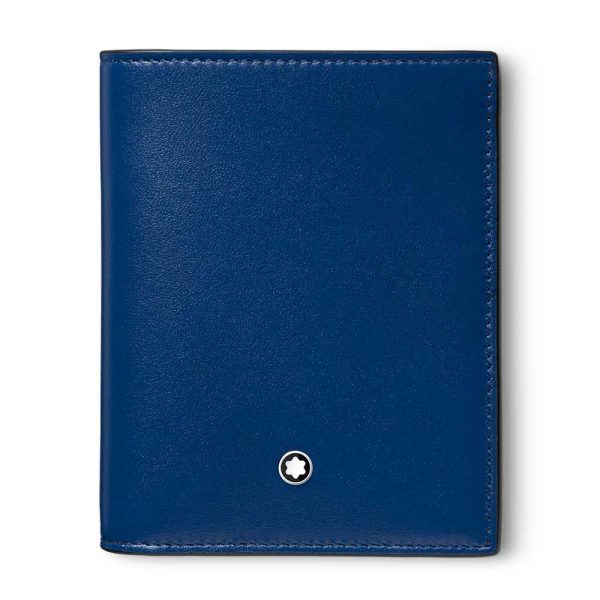 Carteira Compacta Montblanc Meisterstuck 6Cc BK/BL