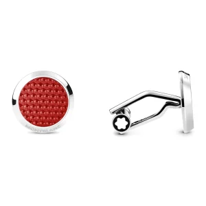 Botões de Punho Montblanc Vermelho