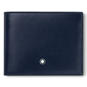 Carteira Montblanc Meisterstuck 6 Cc Azul