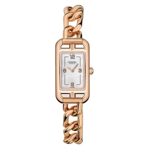 Relógio de Quartzo em Ouro Hermès Nantucket