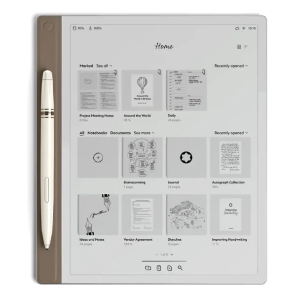 Tablet c/ Caneta Montblanc Gold