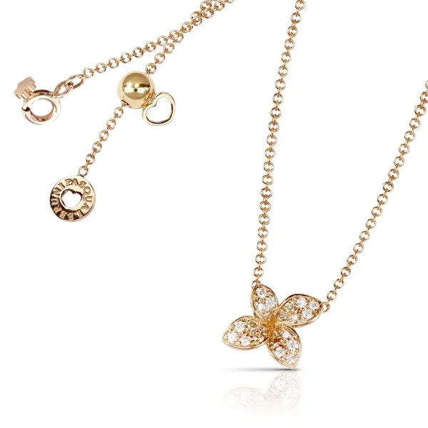 Colar em Ouro Rosa Pasquale Bruni Petit Garden