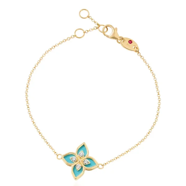 ADR888BR2501 Pulseira em Ouro Com Rubi Roberto Coin