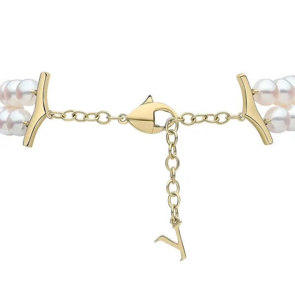 Pulseira O by Yoko de pérola Akoya e diamante